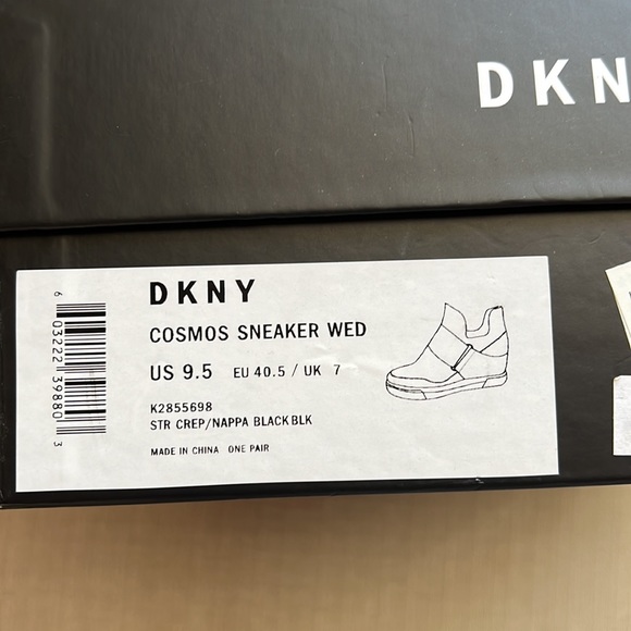 DKNY  womens wedge sneakers size 9.5 - Picture 8 of 8